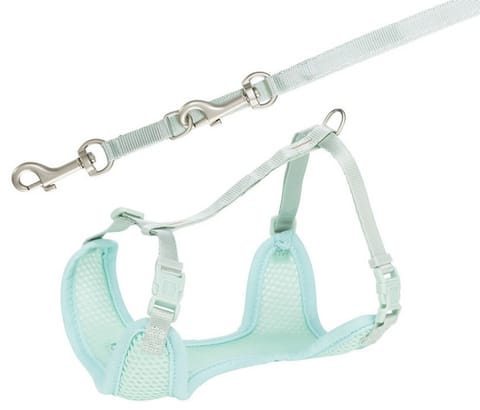 ⁨Trixie Szelki ze smyczą Junior 26-34cm miętowe [15565]⁩ w sklepie Wasserman.eu