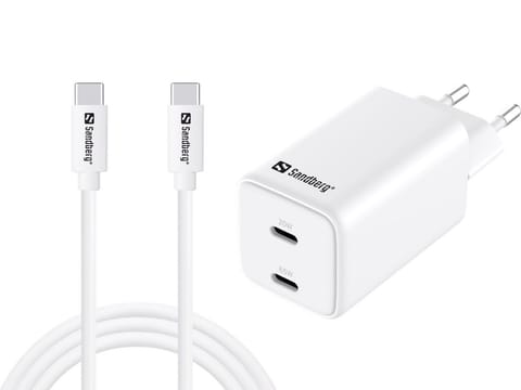 ⁨Sandberg AC Charger USB-C PD65W EU 1.5M⁩ w sklepie Wasserman.eu