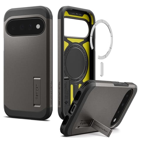 ⁨Spigen Tough Armor Mag MagSafe - Etui do Google Pixel 11 (Gunmetal)⁩ w sklepie Wasserman.eu