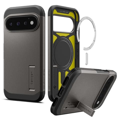 ⁨Spigen Tough Armor Mag MagSafe - Etui do Google Pixel 11 Pro (Gunmetal)⁩ w sklepie Wasserman.eu