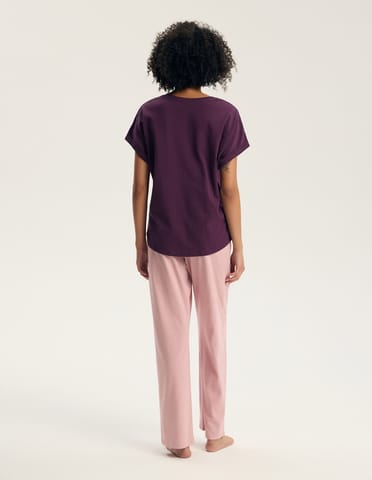 ⁨PIŻAMA HENDERSON LADIES 45445 GALLA 49X (kolor dark violet, rozmiar M)⁩ w sklepie Wasserman.eu