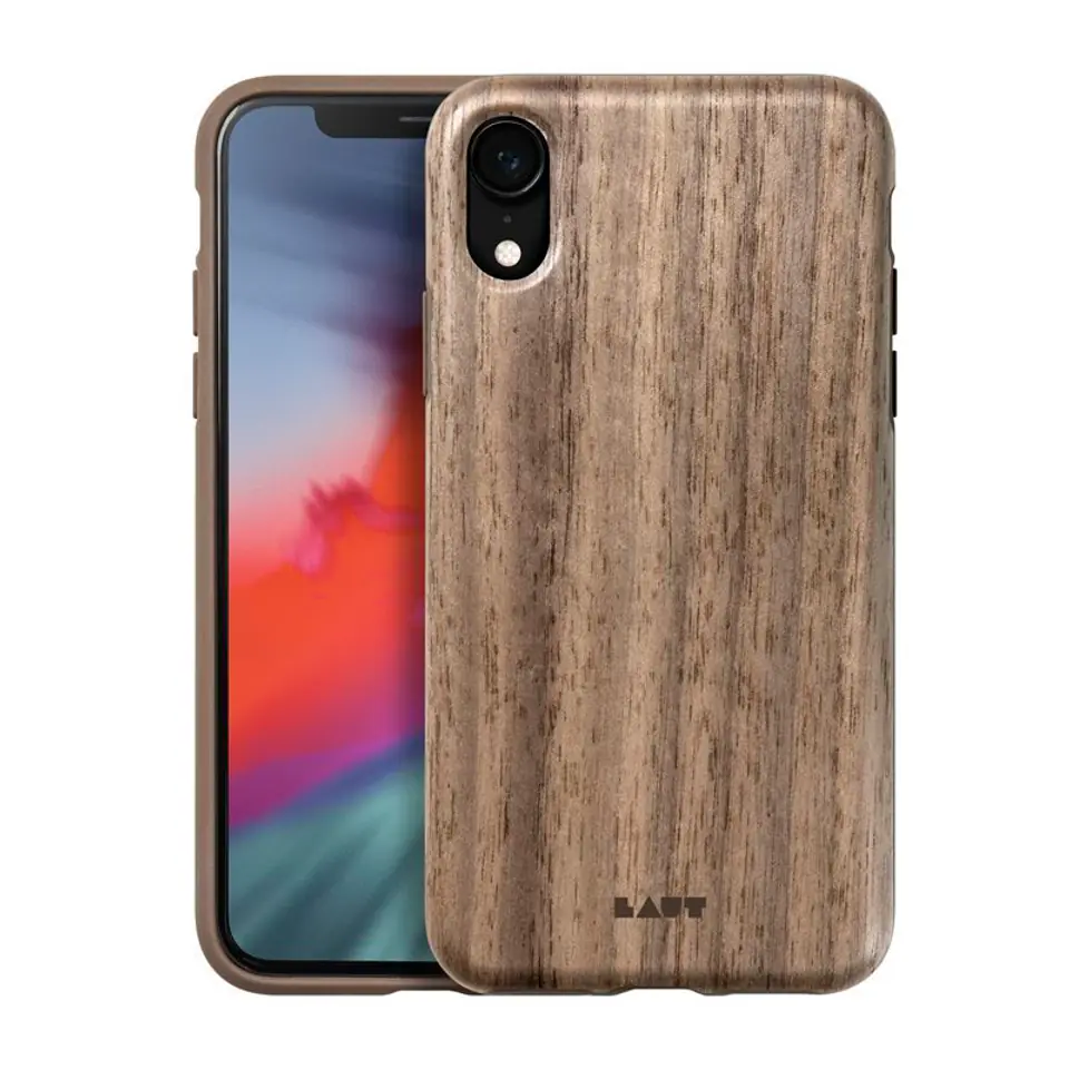 ⁨Pinnacle Laut - Real Wood iPhone XR Case (Walnut)⁩ at Wasserman.eu