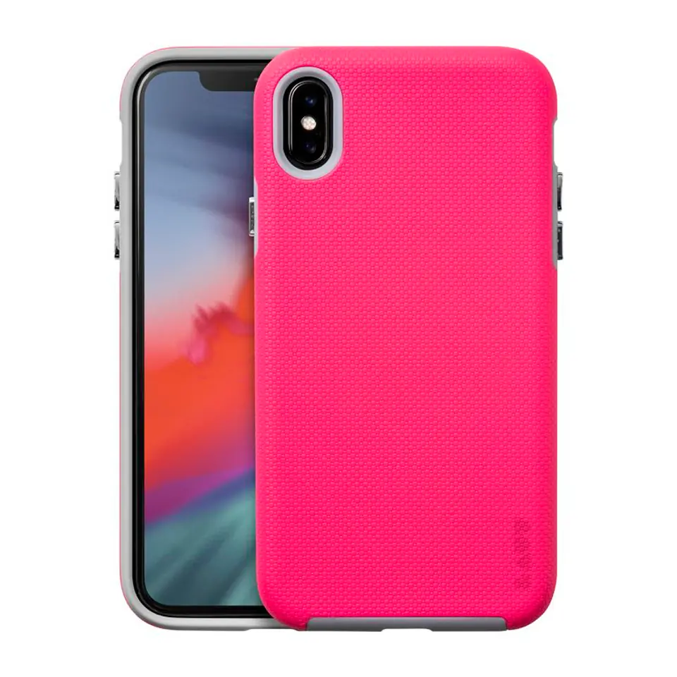 ⁨Laut Shield - Etui hybrydowe iPhone Xs Max (Pink)⁩ w sklepie Wasserman.eu