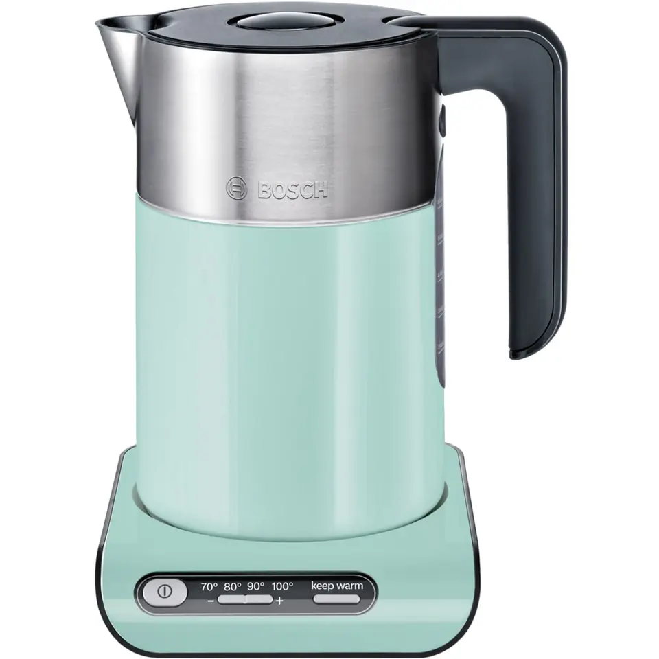 ⁨Electric kettle BOSCH TWK8612P (2400W 1.5l; mint colour)⁩ at Wasserman.eu