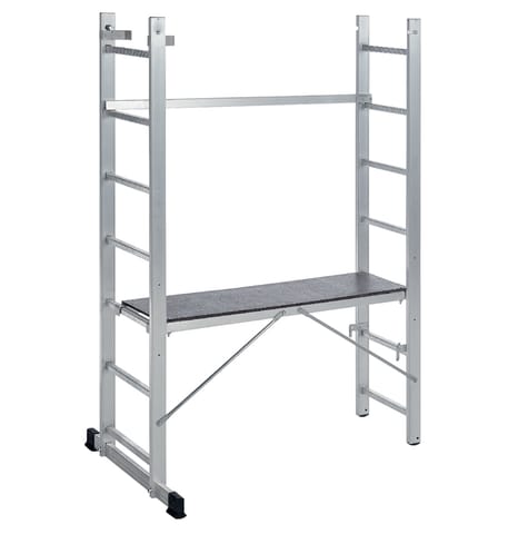 ⁨RUSZTOWANIE ALUMINIOWE DRABINOWE ECO 2X6⁩ w sklepie Wasserman.eu