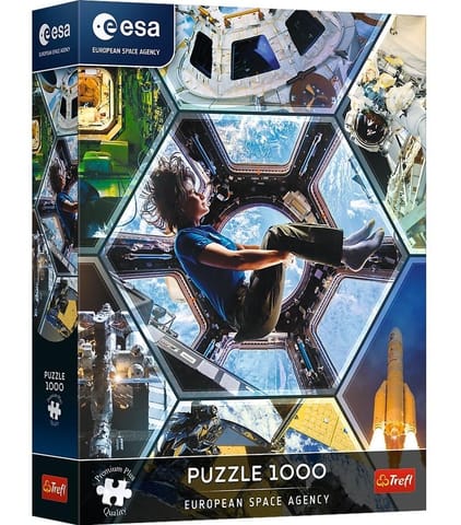 ⁨Puzzle 1000 Wyprawy kosmiczne TREFL⁩ w sklepie Wasserman.eu
