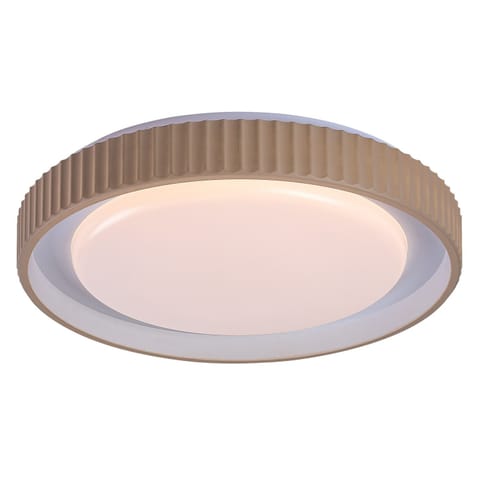 ⁨Lampa Pastello LED 48W IP20 szaro - beżowa 3000-6500 K   Funkcja pamięci z pilotem Funkcja timera efekt lampy nocnej, 71345⁩ w sklepie Wasserman.eu