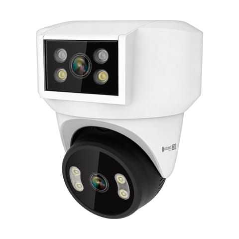⁨Kamera WiFi Kruger&Matz Connect C180 2x Obiektyw PTZ 360° 2K Tuya Smart Life Kolor Nocą Audio AI⁩ w sklepie Wasserman.eu