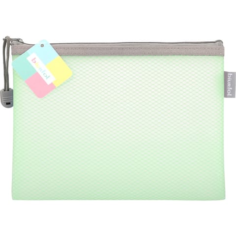 ⁨Saszetka na zamek A5 EVA pastel zielony SZP-A5-04 BIURFOL⁩ w sklepie Wasserman.eu