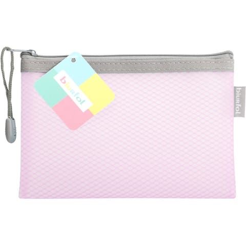 ⁨Saszetka na zamek A6 EVA pastel różowy SZP-A6-01 BIURFOL⁩ w sklepie Wasserman.eu