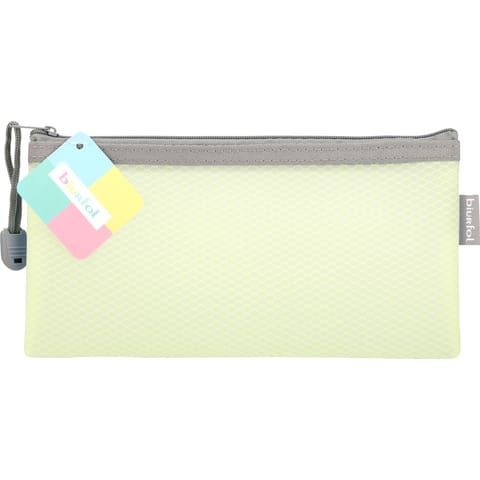 ⁨Saszetka na zamek DL EVA pastel żółty SZP-DL-03 BIURFOL⁩ w sklepie Wasserman.eu