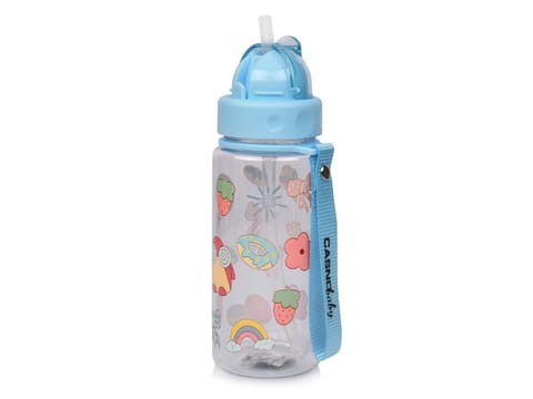 ⁨Butelka na wodę dla dzieci Casno WILLY 400ml NIEBIESKA⁩ w sklepie Wasserman.eu