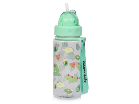 ⁨Butelka na wodę dla dzieci Casno WILLY 400ml ZIELONA⁩ w sklepie Wasserman.eu