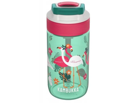 ⁨Butelka na wodę Kambukka Lagoon 400ml Pink Flamingo⁩ w sklepie Wasserman.eu