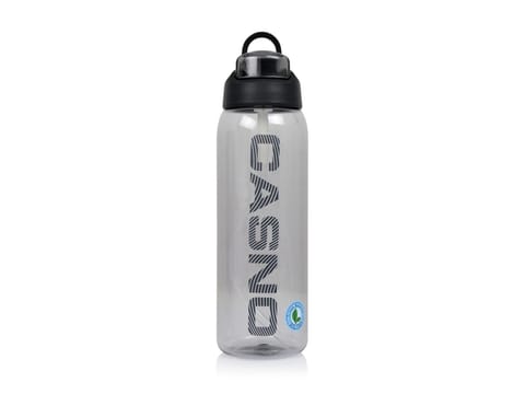 ⁨Butelka na wodę tritanowa Casno Dash 1000 ml szary przezroczysty⁩ w sklepie Wasserman.eu