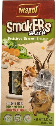 ⁨Vitapol Smakers dla gryzoni - brokułowy 2szt [1139]⁩ w sklepie Wasserman.eu