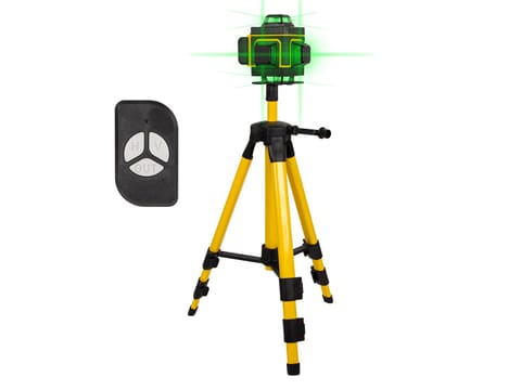 ⁨Miernik niwelator GT-C3 BLOW laser krzyżowy poziomica 16 liniowy 4D ze statywem⁩ w sklepie Wasserman.eu