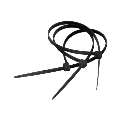 ⁨Kabelbinder 4,8 mm/25 cm schwarz Cabletech 100 Stück⁩ im Wasserman.eu