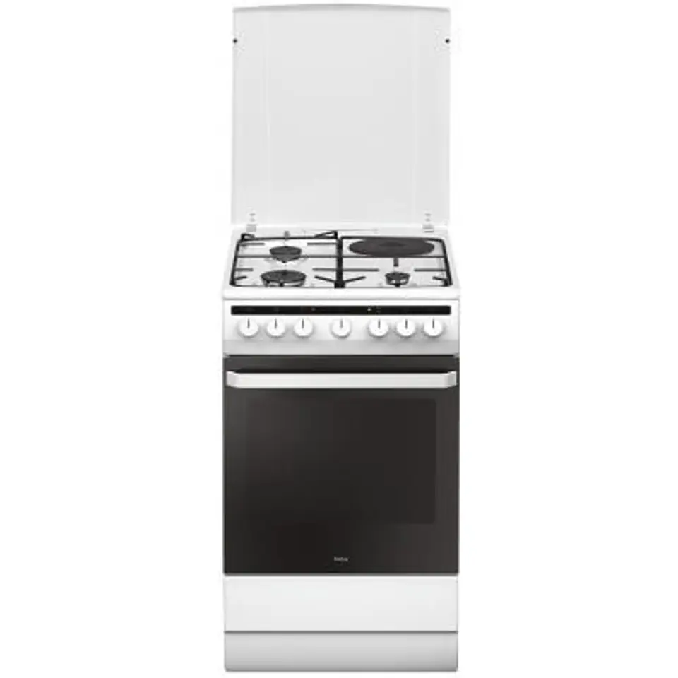 ⁨Amica 58ME4.38HZpMs(W) Freestanding cooker Combi White A⁩ at Wasserman.eu