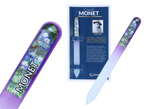 ⁨Szklany pilniczek do paznokci - C. Monet - Nanufary (CARMANI)⁩ w sklepie Wasserman.eu