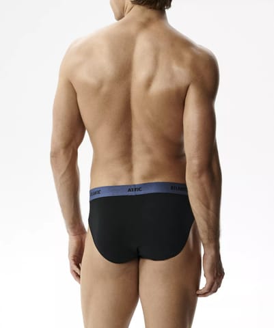 ⁨SLIPY ATLANTIC 3MP-0944 JZ26 CZA/DENZ/CZA (kolor czarny - denim- czarny, rozmiar XXL)⁩ w sklepie Wasserman.eu