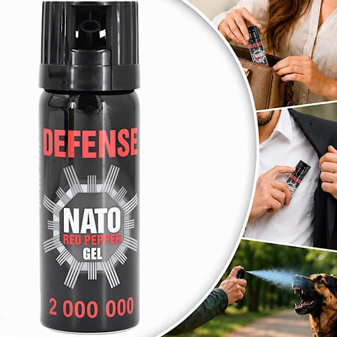 ⁨GAZ PIEPRZOWY DEFENCE NATO GEL 2MLN CONE 50ML 40050-C SHARG⁩ w sklepie Wasserman.eu