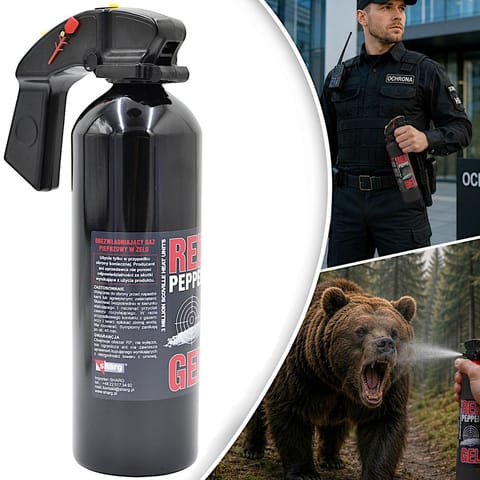 ⁨GAZ PIEPRZOWY GRAPHITE GEL 3MLN SHU 750ML HJF 11700-H-BLK SHARG⁩ w sklepie Wasserman.eu