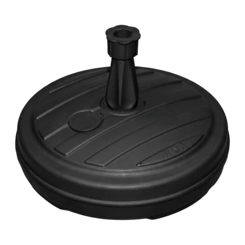 ⁨Podstawa do parasola okrągła 43cm 13L z uchwytem na piasek i wodę, biała⁩ w sklepie Wasserman.eu