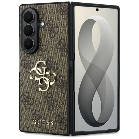 ⁨Guess Big 4G Logo - Etui Samsung Galaxy Z Fold 8 Ultra (brązowy)⁩ w sklepie Wasserman.eu