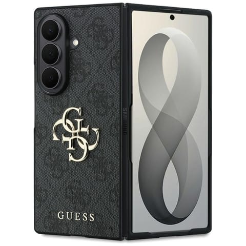 ⁨Guess Big 4G Logo - Etui Samsung Galaxy Z Fold 8 Ultra (czarny)⁩ w sklepie Wasserman.eu