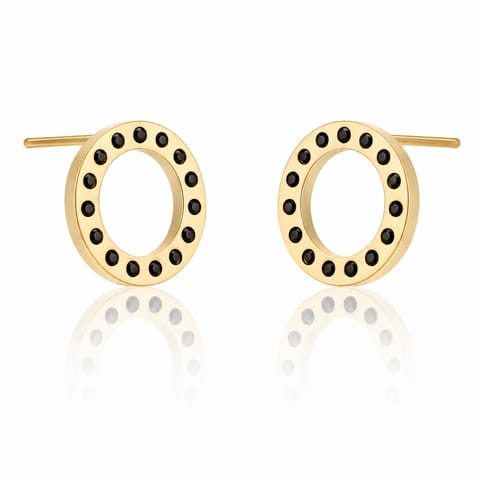 ⁨Surgical steel earrings gold-plated stick KST2143⁩ at Wasserman.eu
