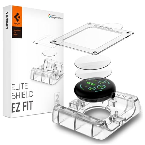 ⁨Spigen Elite Shield EZ Fit 2-Pack - Folia hydrożelowa do Google Pixel Watch 3 / 4 / 5 45 mm (2 szt)⁩ w sklepie Wasserman.eu