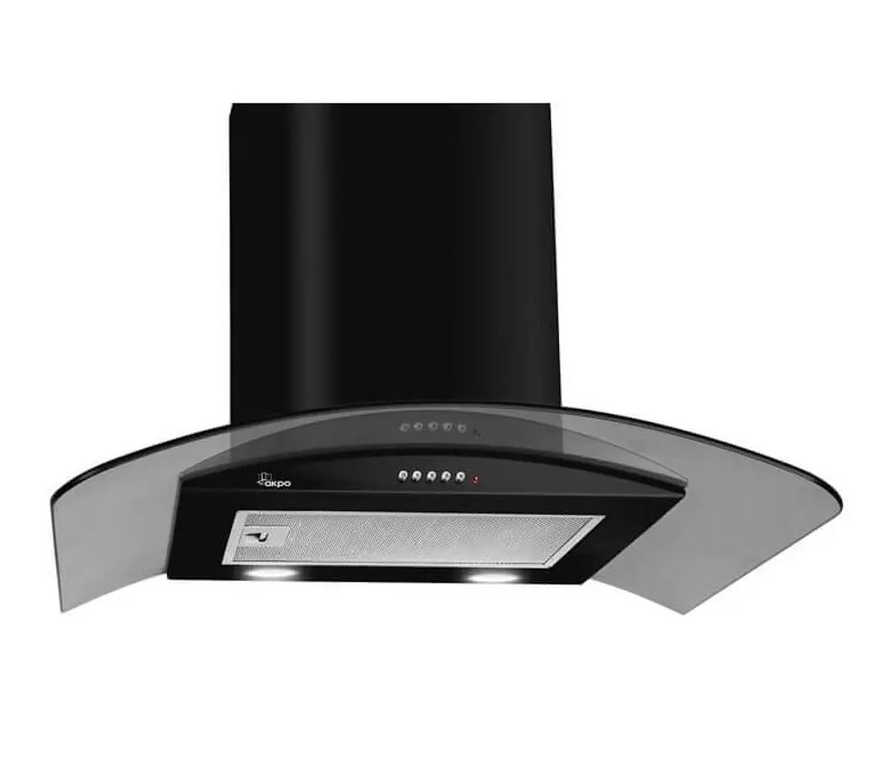 ⁨Chimney Hood Akpo WK-4 Largo Eco 60 Wall-mounted Black⁩ at Wasserman.eu