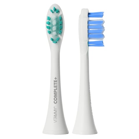 ⁨VITAMMY COMPLETE+ Końcówki do szczoteczki sonicznej serii SONICE, uniwersalne, białe, 4szt⁩ w sklepie Wasserman.eu