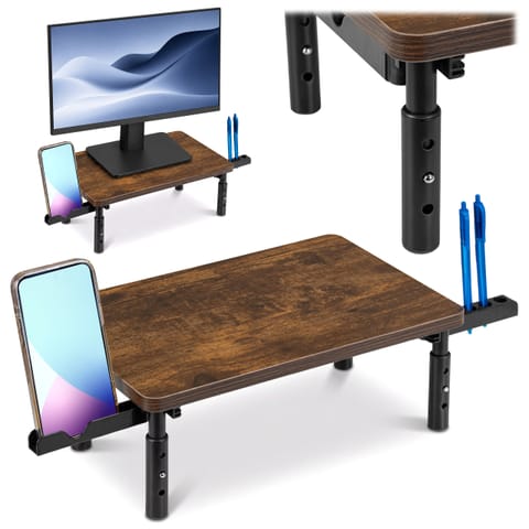 ⁨Podstawka pod monitor laptop Vast z uchwytami rustic⁩ w sklepie Wasserman.eu