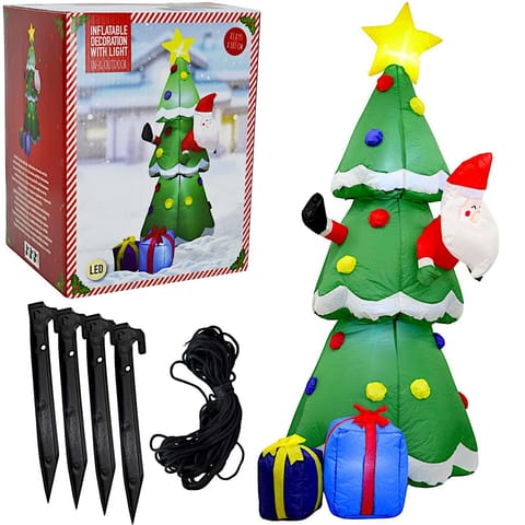 ⁨CHOINKA DMUCHANA SAMOPOMPUJĄCA ZEW 183CM LED⁩ w sklepie Wasserman.eu