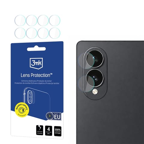 ⁨3mk Lens Protection - Szkło na obiektyw aparatu Samsung Galaxy Z Fold 8 (4 zestawy)⁩ w sklepie Wasserman.eu