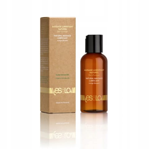 ⁨Olejek do masażu Natural Massage Lubricant Orange Blossom 100ml YESforLOV⁩ w sklepie Wasserman.eu