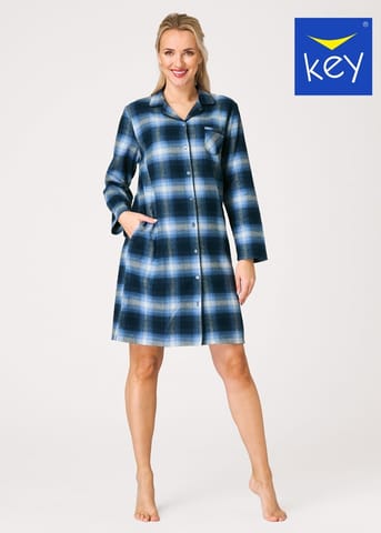 ⁨KOSZULA KEY LND-465 B26 XXL-3XL (kolor granat, rozmiar 3XL)⁩ w sklepie Wasserman.eu