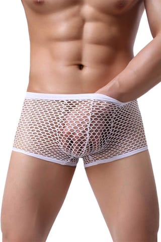 ⁨Paris Hollywood - Men -  fishnet boxer shorts (kolor jak na zdjęciu, rozmiar S)⁩ w sklepie Wasserman.eu