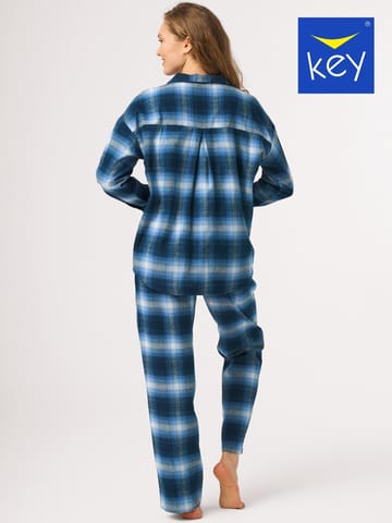 ⁨PIŻAMA KEY LNS-465 B26 XXL-3XL (kolor granat, rozmiar XXL)⁩ w sklepie Wasserman.eu