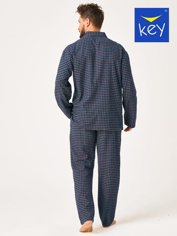 ⁨PIŻAMA KEY MNS-406 B26 (kolor granat, rozmiar L)⁩ w sklepie Wasserman.eu