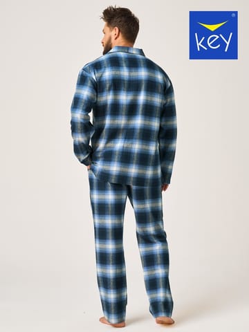 ⁨Piżama Key MNS-432 B26 3XL-4XL (kolor granat, rozmiar 4XL)⁩ w sklepie Wasserman.eu
