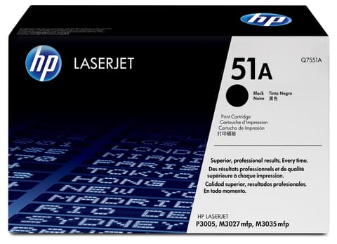 ⁨HP 51A Black Original LaserJet Toner Cartridge⁩ at Wasserman.eu