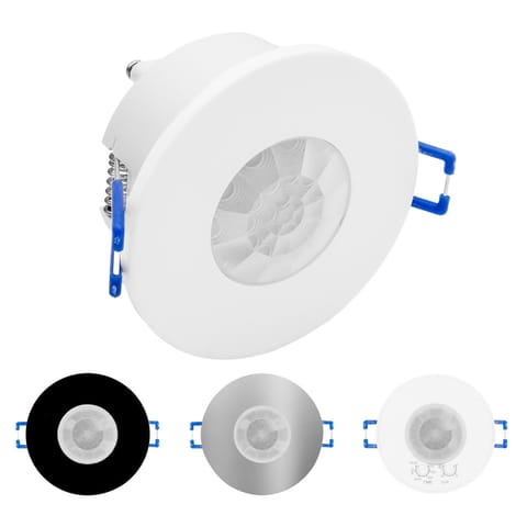 ⁨Czujnik ruchu PIR Maclean, do zabudowy, zasięg 8m, 600W/1200W, 220-240V AC, 50/60Hz, MCE821⁩ w sklepie Wasserman.eu