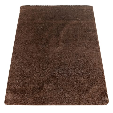 ⁨Dywan Kamel  -  Dark Brown brązowy 80 x 150 cm⁩ w sklepie Wasserman.eu
