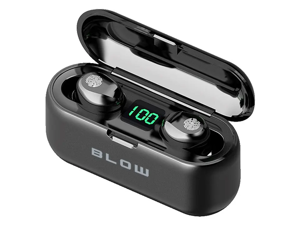 ⁨Headphones BLOW Earbuds BTE200 BLACK power bank 2000mAh⁩ at Wasserman.eu