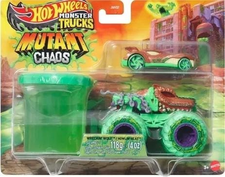 ⁨Hot Wheels Monster Trucks Pojazd i autko + Slime⁩ w sklepie Wasserman.eu