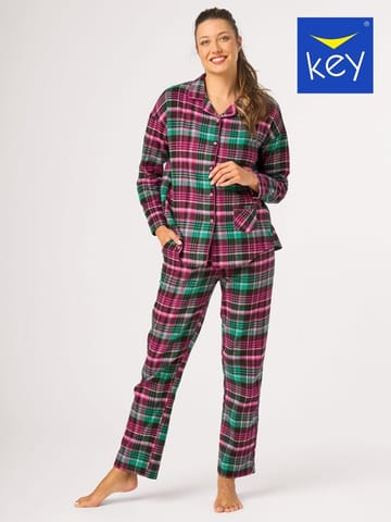 ⁨PIŻAMA KEY LNS-414 B26 XXL-3XL (kolor różowy, rozmiar 3XL)⁩ w sklepie Wasserman.eu
