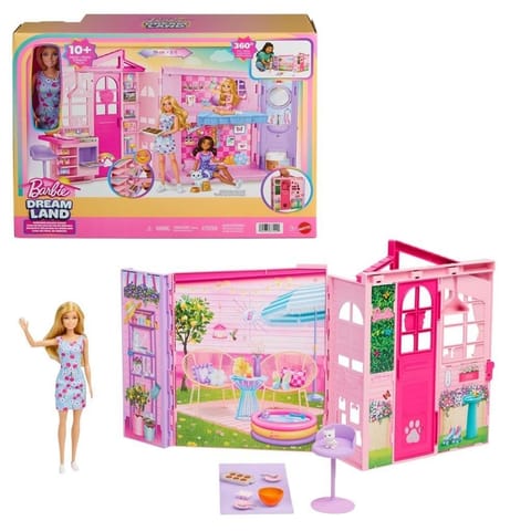 ⁨Barbie Weekendowy domek dla lalek Zestaw i lalka⁩ w sklepie Wasserman.eu